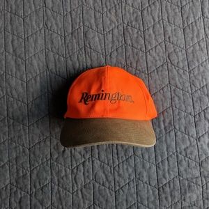 Remington Orange/Suede Strapback Baseball Cap